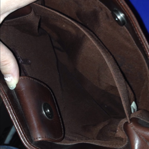 Tiny purse brown with strap slightly used del Mano - Picture 4 of 5